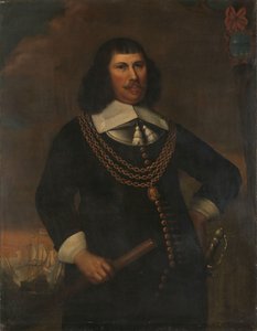 Pieter Florisz (ok. 1605-58), wiceadmirał Okręgu Północnego autorstwa Abraham Liedts (copy after)