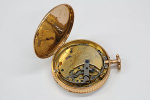 Rewers zegarka Perpetuelle, 1783 (złota koperta)