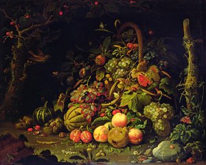 Koszyk na owoce autorstwa Abraham Mignon