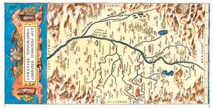 Owernia, Francja autorstwa Abraham Ortelius