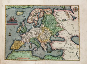 Europa autorstwa Abraham Ortelius