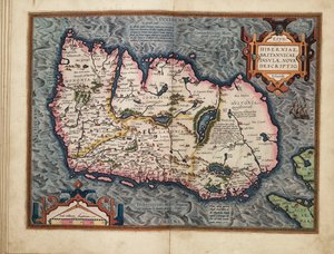 Nowy opis Irlandii i Wysp Brytyjskich autorstwa Abraham Ortelius