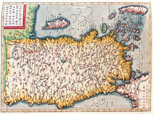 Turcja, Cypr autorstwa Abraham Ortelius