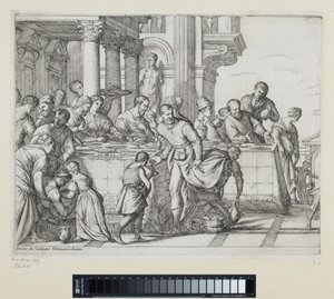Widok na Ouderkerk aan den IJssel, 1620 autorstwa Abraham Rademaker