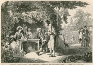 Złotnik w White Conduit House, Islington, Londyn autorstwa Abraham Solomon