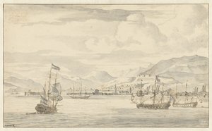 Widok na Smyrnę (Izmir) autorstwa Abraham Storck