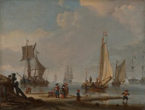 Pejzaż morski autorstwa Abraham Storck