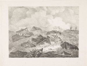 Przełom w Kamperdijk, 1825 autorstwa Abraham Vinkeles