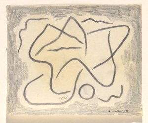 Linie rytmiczne: abstrakcja autorstwa Abraham Walkowitz