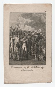 Dumouriez w bitwie pod Neerwinden, ok. 1795 r. (rycina)