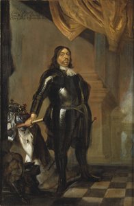 Karol X Gustaw, roi de Suede - Portret króla Szwecji Karola X Gustawa (1622-1660), autorstwa Wuchtersa, Abrahama (1610-1682). Olej na miedzi, połowa XVII w. Wymiar : 35x23 cm. Muzeum Narodowe w Sztokholmie