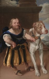 Elektor Saksonii włoski krasnolud Giacomo Favorchi z księżniczką Magdaleną Sibylle Dog, Raro