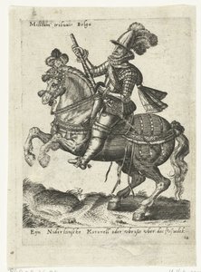 Dowódca holenderskiego jeźdźca autorstwa Abraham de Bruyn (attributed to)