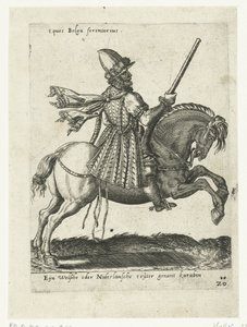 Holenderski jeździec z karabinkiem autorstwa Abraham de Bruyn (attributed to)