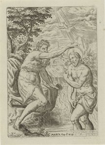 Chrzest Chrystusa Sceny z Biblii (tytuł serii) Biblia sacra (tytuł serii)