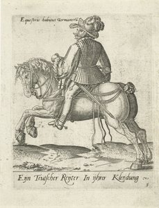 niemiecki jeździec autorstwa Abraham de Bruyn