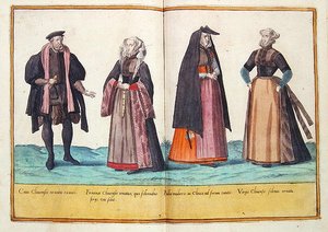Stroje z XVI wieku z „Omnium Poene Gentium Imagines”, wydanej w Kolonii autorstwa Abraham de Bruyn