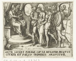 Zuzanna przed sędziami Historia Zuzanny (tytuł serii) autorstwa Abraham de Bruyn