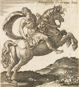 Tytusa Wespazjana z Dwunastu Cezarów na koniu, ok. godz. 1565-1587, ca. 1565-1587. autorstwa Abraham de Bruyn