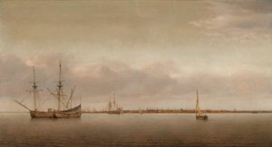 Widok Hoorn, ok. godz. 1650.