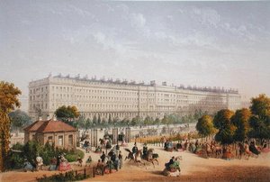 Hyde Park Gardens, c.1862 (kolor lito)