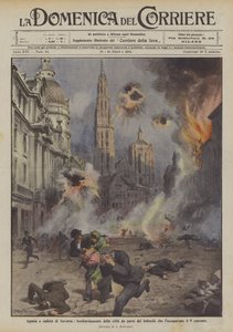 Agonia i upadek Antwerpii, zbombardowanie miasta przez Niemców okupujących IX