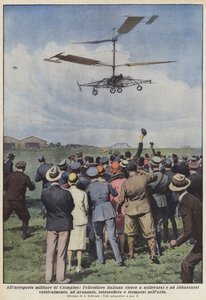 Czy na lotnisku wojskowym Ciampino włoski helikopter potrafi się wznosić i opuszczać? autorstwa Achille Beltrame