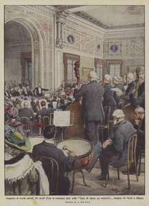 Koncert dawnych artystów (16 wieków w dwudziestu dwóch) wydany w domu spokojnej starości dla muzyków?