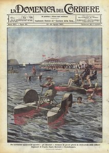 Z bardzo nowego sprzętu sportowego, hydrocykle, w dzisiejszych czasach rozpraszają uwagę? autorstwa Achille Beltrame