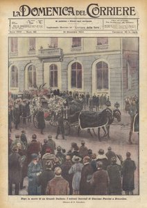 Po śmierci wielkiego Włocha autorstwa Achille Beltrame
