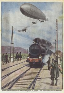 Podczas strajku pociągu