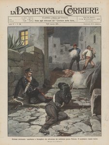 Niefortunne bohaterstwo, karabinier i bersagliere w obliczu przestępców w pobliżu Palermo? autorstwa Achille Beltrame