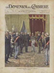 Noworoczne życzenia dla S M Il Re, Al Quirinale autorstwa Achille Beltrame