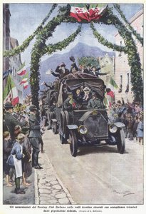 Powitani wędrowcy z Italian Touring Club w dolinach Trentino?