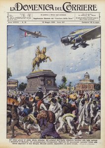 Ostatnie dni abisyńskiego Addis Abeba autorstwa Achille Beltrame
