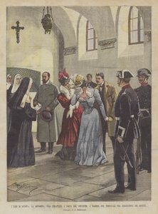 Przypadki Hiszpanii, Miss Ubao Force wyrwana z klasztoru w Madrycie, gdzie była?