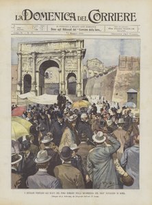 Władcy odwiedzają wykopaliska Forum Romanum w 2653. rocznicę Rzymu