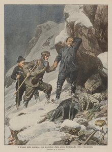Dramaty góry, alpejska wspinaczka w pobliżu Bardonecchia, która zakończyła się tragicznie