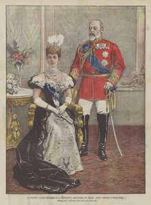 Książę Albert Edward i księżna Aleksandra z Walii, New Sovereigns of England