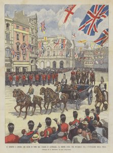 Powrót Yorka Dughiego do Londynu z podróży do Australii, czy procesja przechodzi przez Piccadilly Fra?