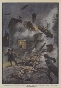 Najazd niemieckich sterowców w Anglii, deszcz bomb na niektóre miasta?