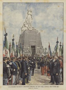Inauguracja Ossario Di Melegnano (Lombardia) dla poległych w bitwie 8 czerwca 1859