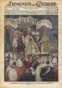 Wspaniała i wzruszająca ceremonia koronacji Piusa XI