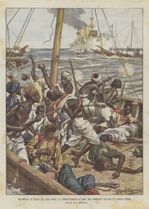 La Gaccia Ai Piraci Morza Czerwonego, walka Midy między włoskimi czarnymi jagodami a samymi piratami