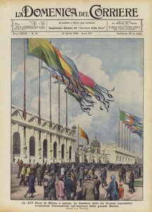 XVI Fiera di Milano otwarte autorstwa Achille Beltrame