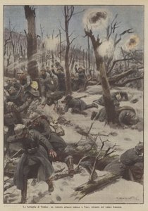 Bitwa pod Verdun, brutalny niemiecki atak na Vaux, roztrzaskany przez francuską waleczność