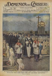 Ceremonia poświęcenia grobów na włoskim cmentarzu wojskowym w Amras?