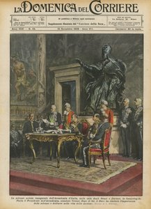 Uroczysta sesja inauguracyjna Akademii Włoskiej w sali Orazi i Curiazi na Kapitolu