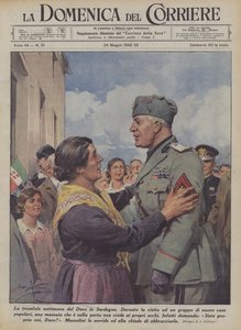 Triumfalny tydzień Duce na Sardynii