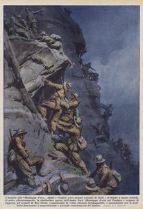 Szturm na Złotą Górę autorstwa Achille Beltrame